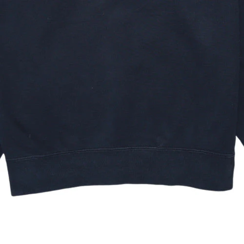Nike Men's Black Small Crew Neck Pullover Sweatshirt Fleece Cotton Blend - Image 8