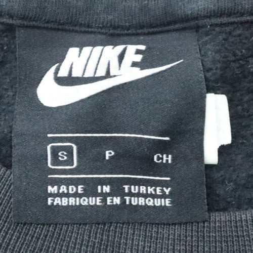 Nike Men's Black Small Pullover Air Logo Fleece Sweatshirt - Image 5