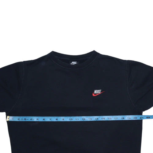 Nike Men's Black Small Pullover Crew Neck Fleece Sweatshirt - Image 2