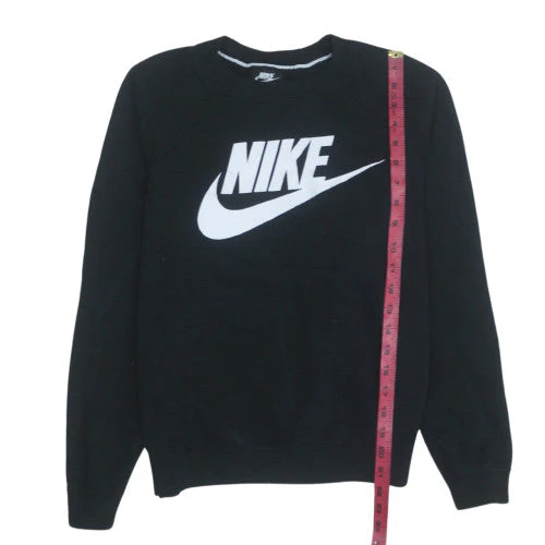 Nike Men's Black Small Pullover Crew Neck Graphic Sweatshirt - Image 2