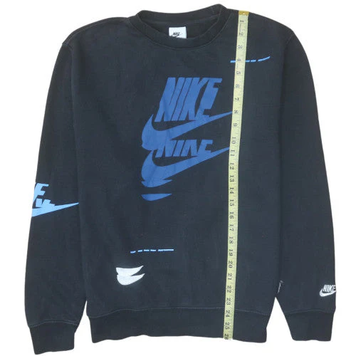 Nike Men's Black Small Pullover Graphic Sweatshirt - Image 2