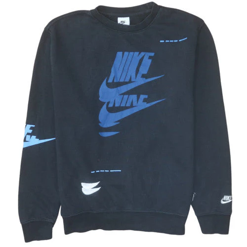 Nike Men's Black Small Pullover Graphic Sweatshirt - Image 4