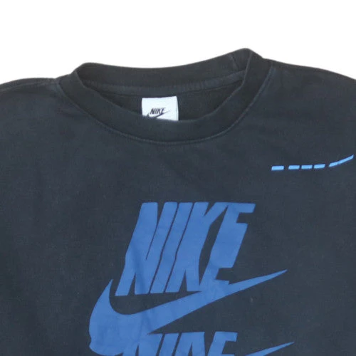Nike Men's Black Small Pullover Graphic Sweatshirt - Image 8