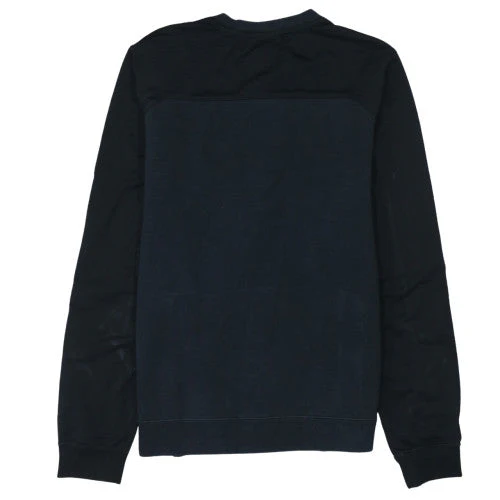 Nike Men's Black Small Pullover Sweatshirt with Logo Zip Pocket - Image 4