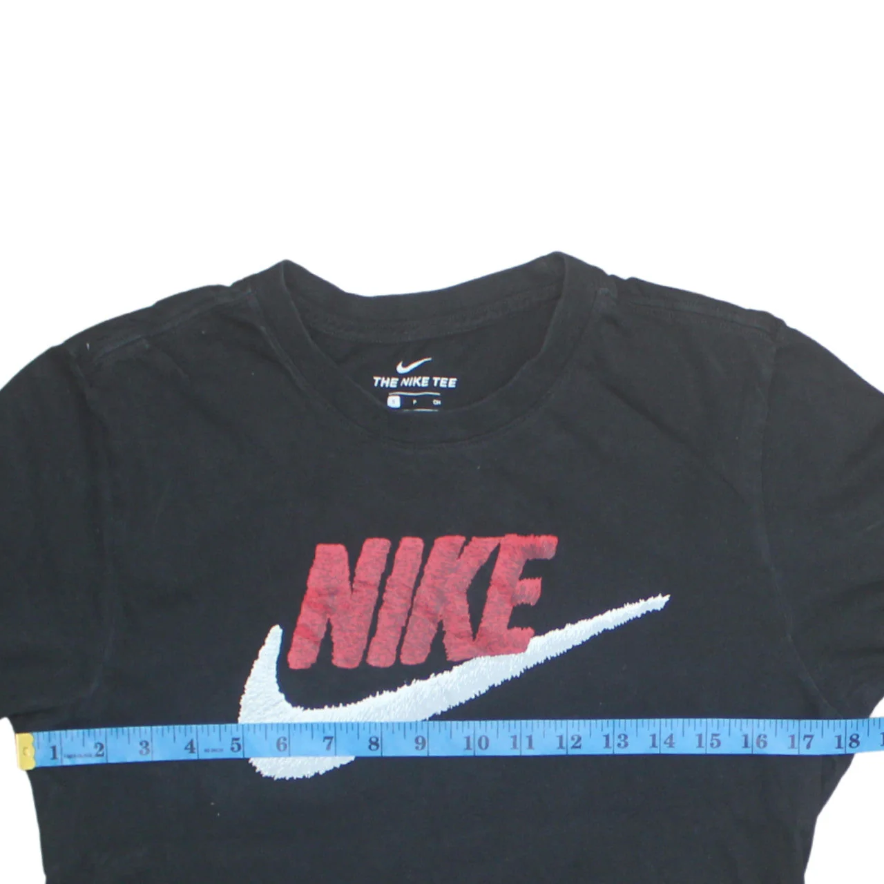 Nike Men's Black Swoosh Graphic Sports T-Shirt Size S - Image 2