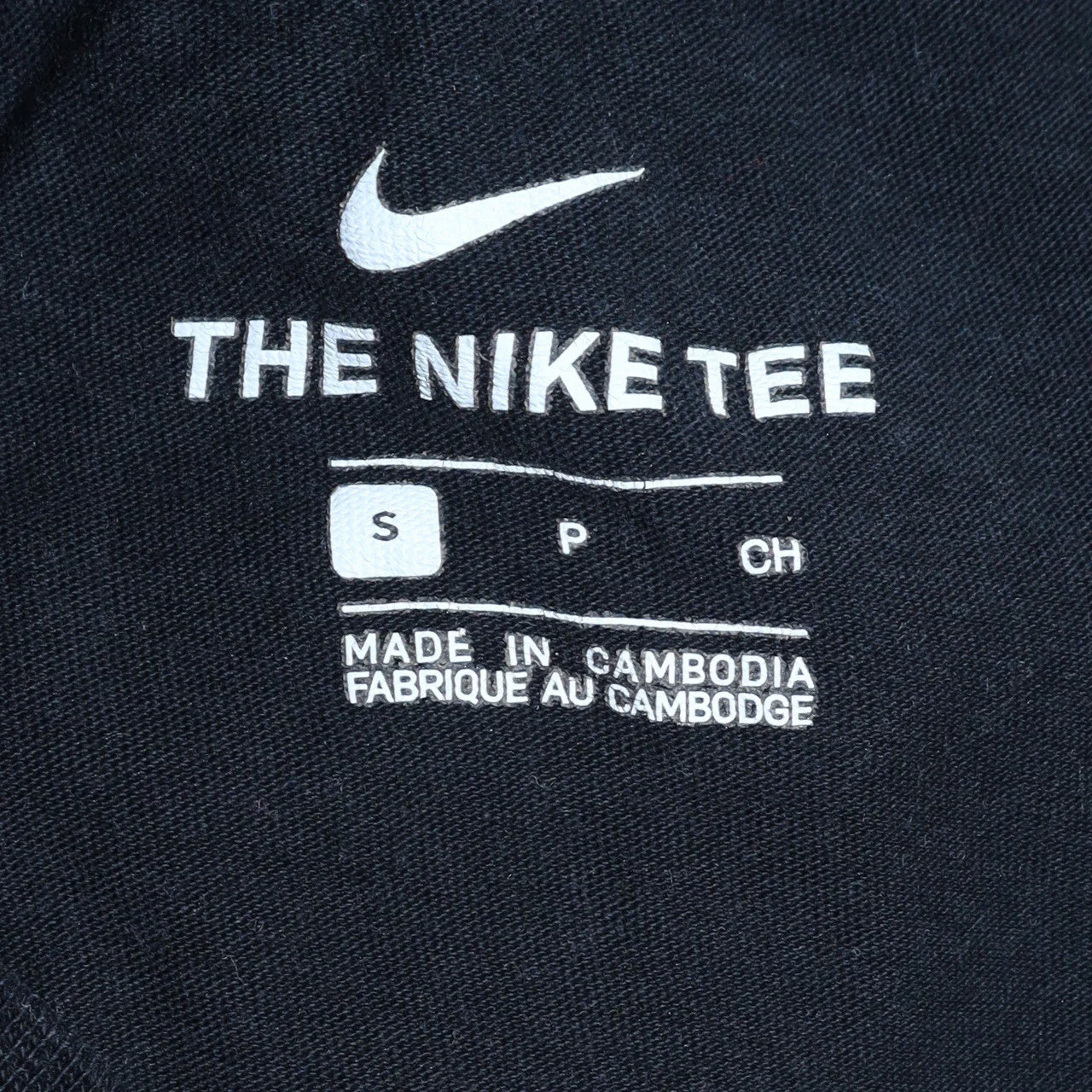 Nike Men's Black Swoosh Graphic Sports T-Shirt Size S - Image 5