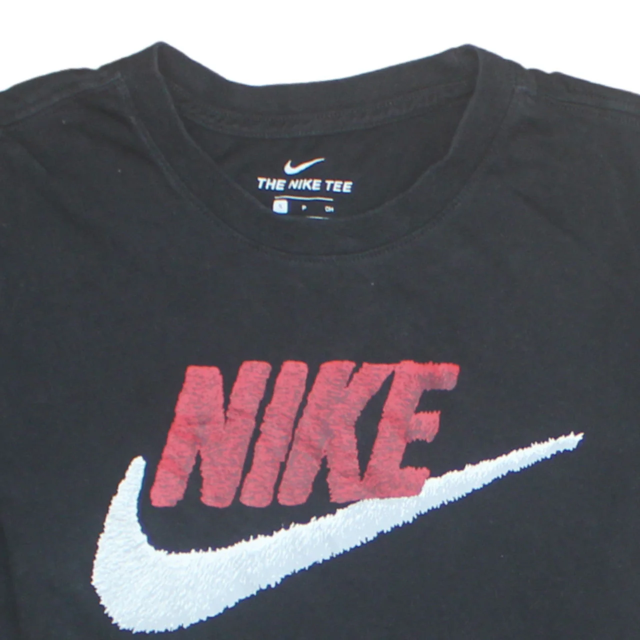 Nike Men's Black Swoosh Graphic Sports T-Shirt Size S - Image 8