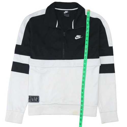 Nike Men's Black & White 1/2 Zip Pullover Sweatshirt Size S - Image 2