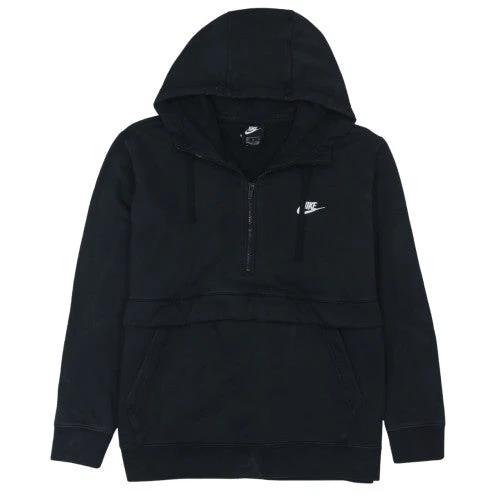 Nike Men's Black XL 1/2 Zip Hoodie Sweatshirt