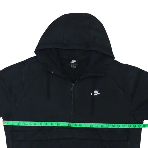 Nike Men's Black XL 1/2 Zip Hoodie Sweatshirt - Image 2