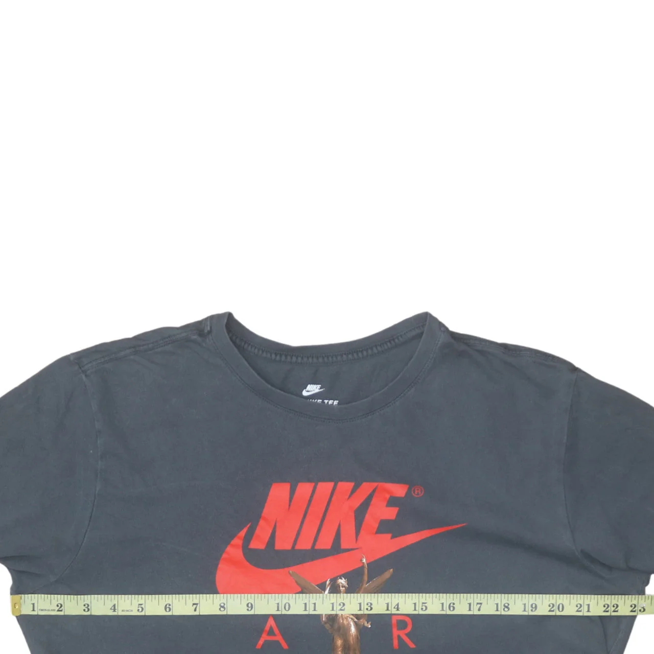 Nike Men's Black XL Athletic Fit Cotton Graphic T-Shirt - Image 2