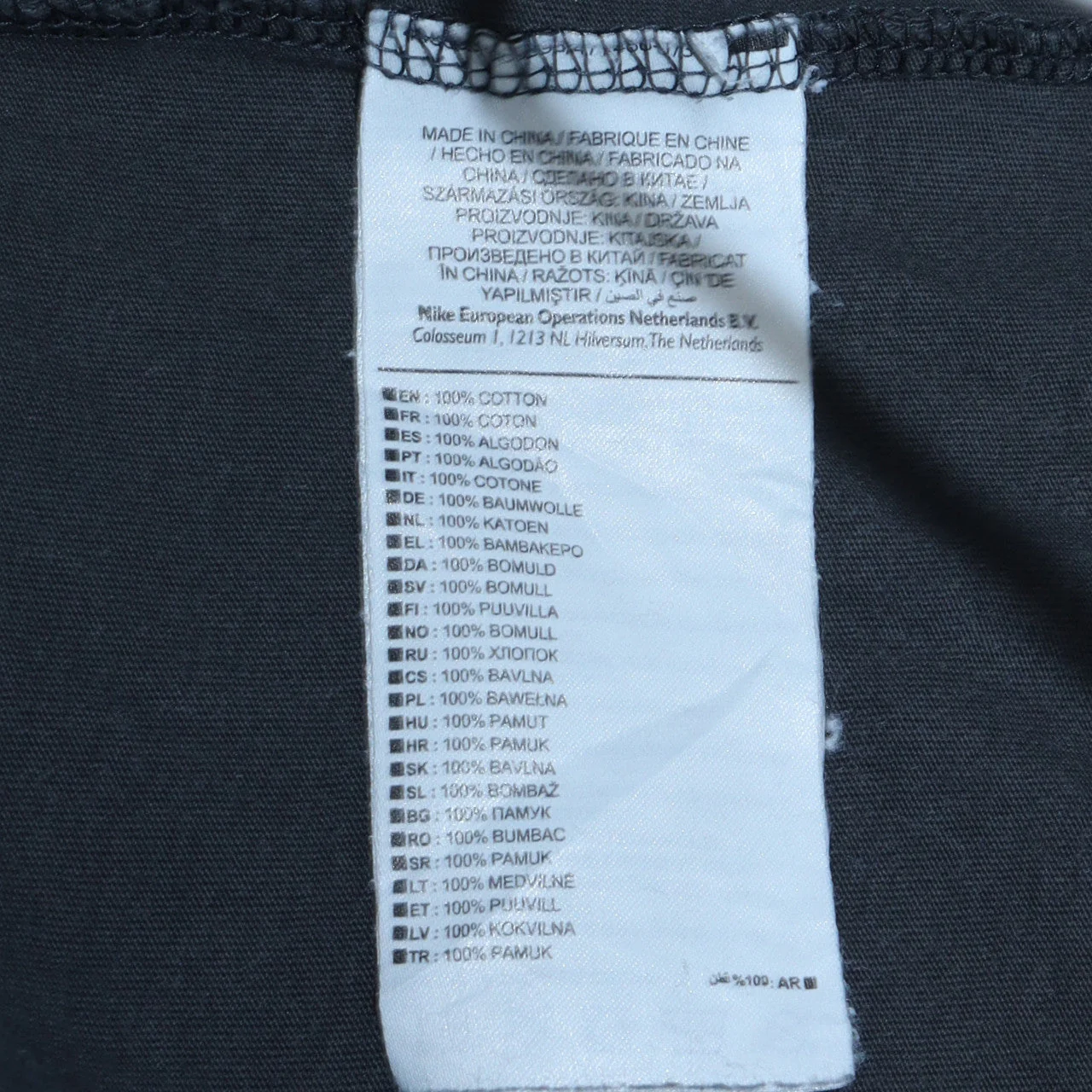 Nike Men's Black XL Athletic Fit Cotton Graphic T-Shirt - Image 6