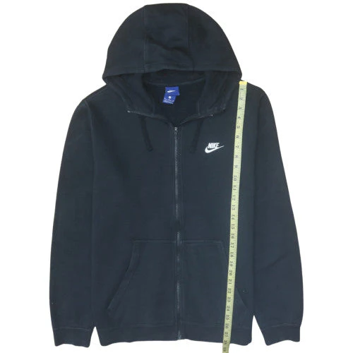 Nike Men's Black XL Full Zip Fleece Hoodie Sweatshirt - Image 3