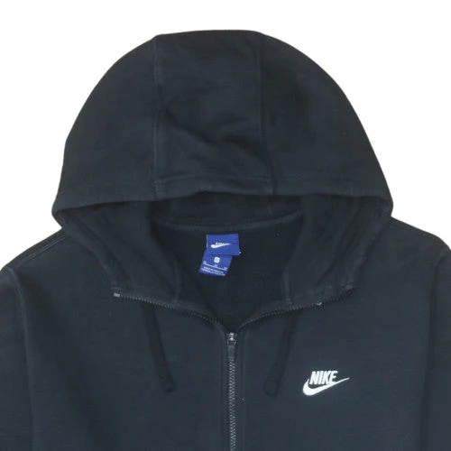 Nike Men's Black XL Full Zip Fleece Hoodie Sweatshirt - Image 8