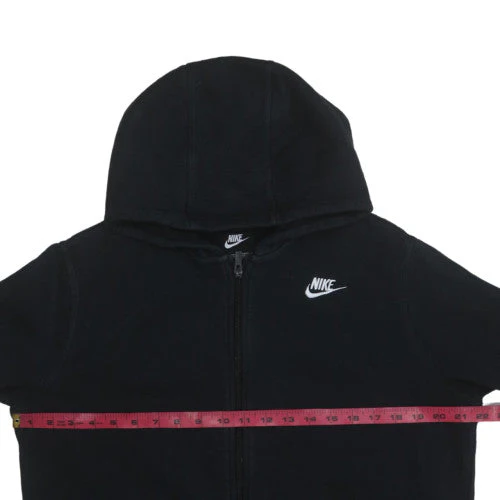 Nike Men's Black XL Full Zip Fleece Hoodie Sweatshirt - Image 3