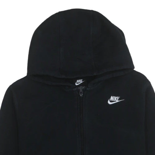 Nike Men's Black XL Full Zip Fleece Hoodie Sweatshirt - Image 8