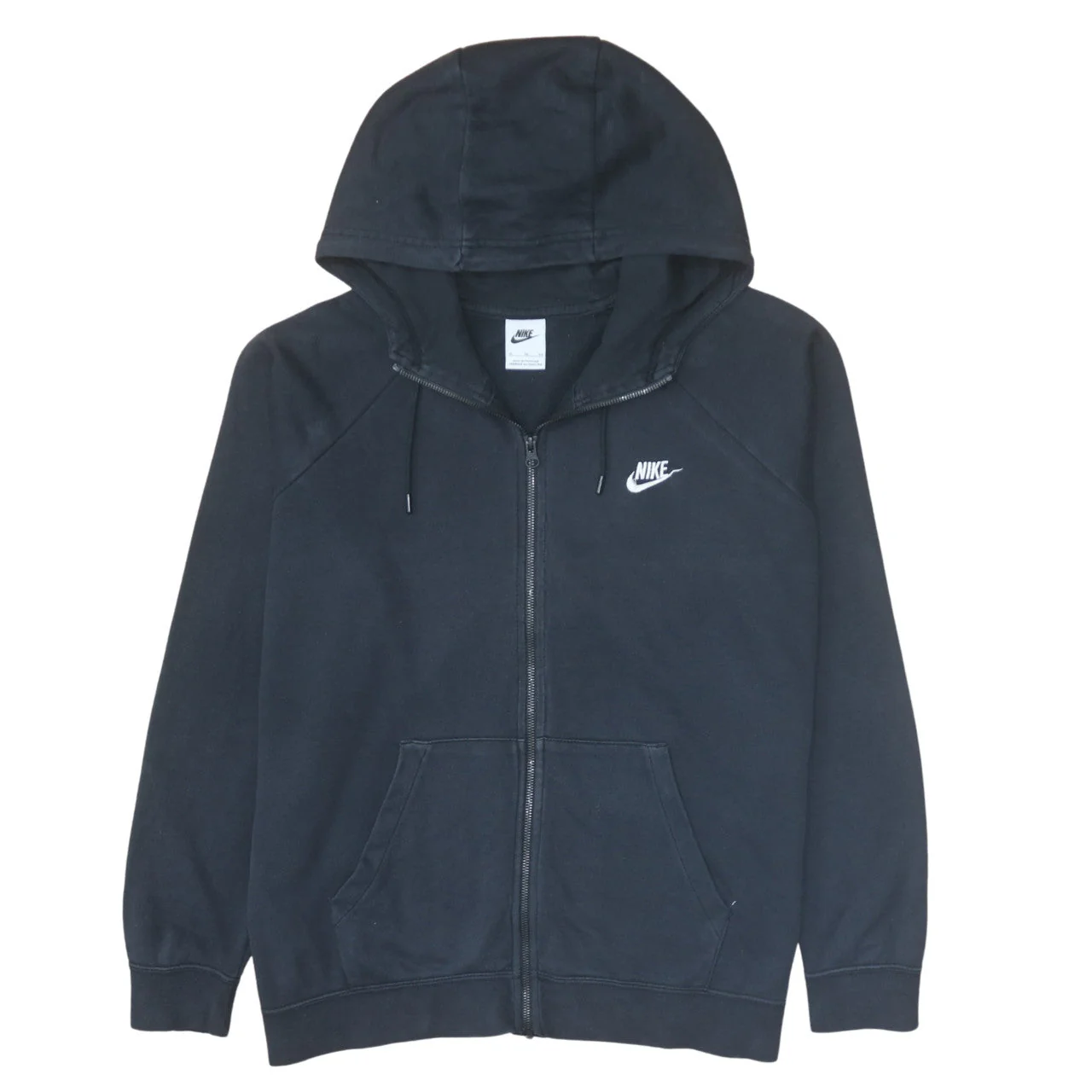 Nike Men's Black XL Full Zip Hoodie Fleece Sweatshirt