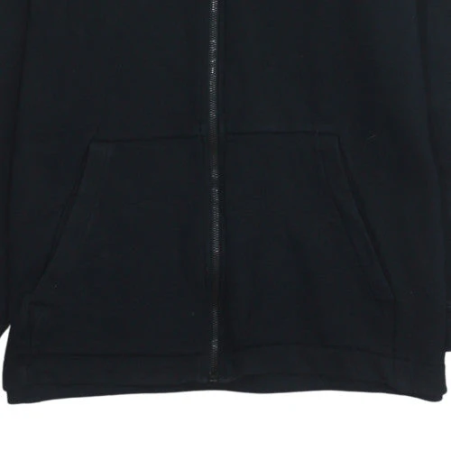 Nike Men's Black XL Full Zip Hoodie Sweatshirt with Logo - Image 7