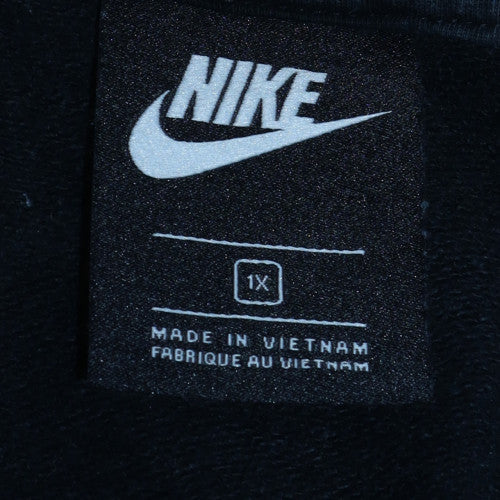 Nike Men's Black XL Pullover Fleece Sweatshirt Crew Neck Sportswear - Image 6