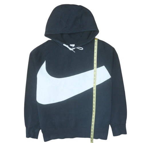Nike Men's Black XL Pullover Hoodie with Large Logo Graphic - Image 3