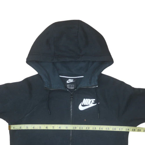 Nike Men's Black XS Full Zip Hoodie Sweatshirt - Image 3