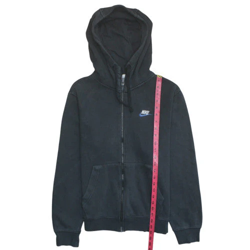 Nike Men's Black XS Full Zip Hoodie with Logo - Image 3