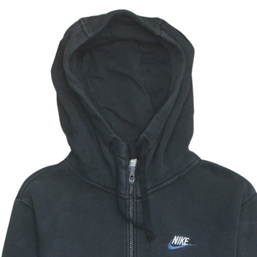 Nike Men's Black XS Full Zip Hoodie with Logo - Image 8