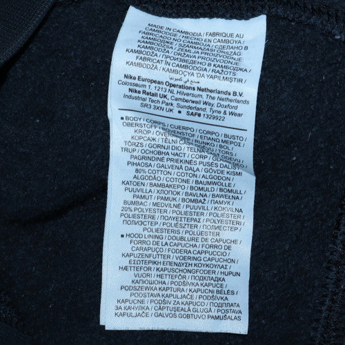 Nike Men's Black XS Pullover Hoodie Fleece Sportswear - Image 5