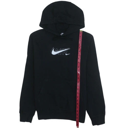 Nike Men's Black XS Pullover Hoodie with Graphic Logo - Image 3