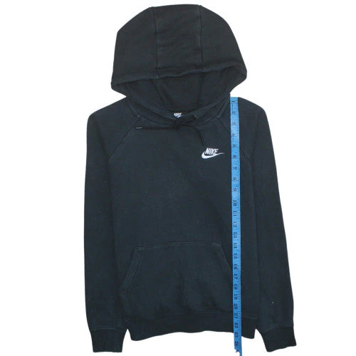 Nike Men's Black XS Pullover Hoodie with Logo and Kangaroo Pocket - Image 3