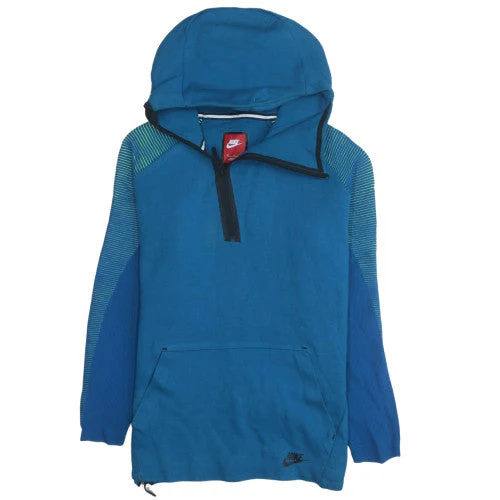 Nike Men's Blue 1/2 Zip Hoodie Size M Regular Fit