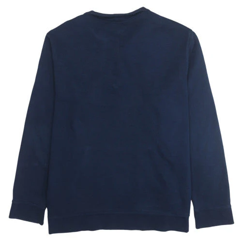 Nike Men's Blue 3XL 1/2 Zip Fleece Sweatshirt with Logo - Image 4