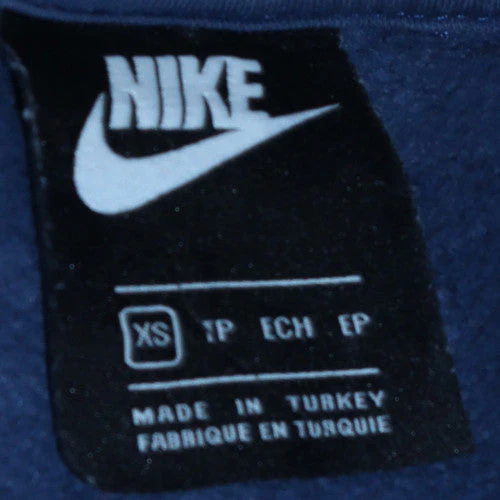 Nike Men's Blue AIR Logo Pullover Sweatshirt XS - Image 5