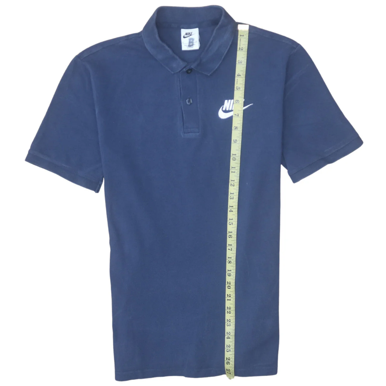 Nike Men's Blue Cotton Polo Shirt Size S Short Sleeve Sportswear - Image 3