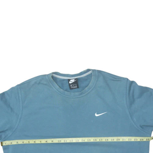 Nike Men's Blue Crew Neck Cotton Sweatshirt XL Classic Fit - Image 2
