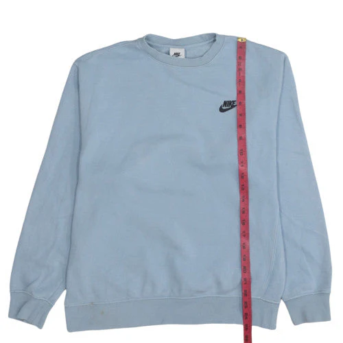 Nike Men's Blue Crew Neck Fleece Pullover Sweatshirt M - Image 3