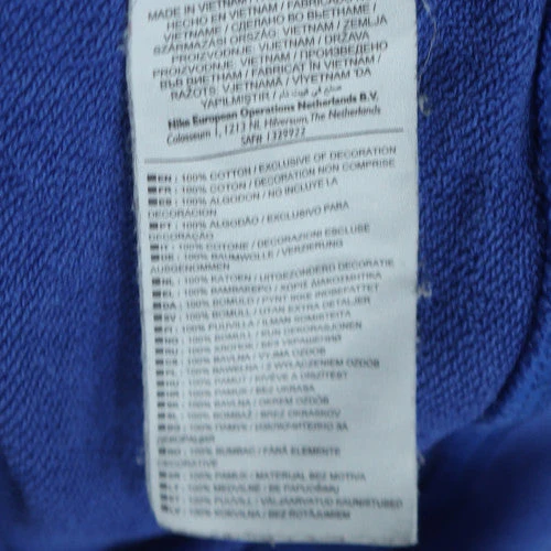 Nike Mens Blue Crew Neck Long Sleeve Pullover Sweatshirt L - Image 5