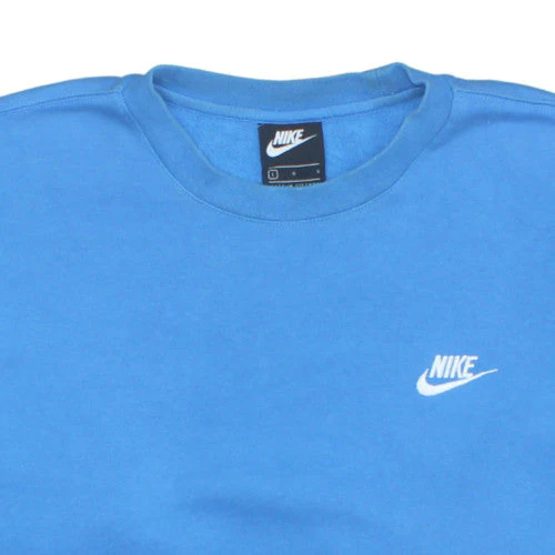 Nike Men's Blue Crew Neck Pullover Sweatshirt L Sports Fleece - Image 7