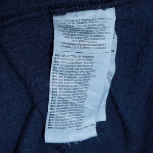 Nike Mens Blue Crew Neck Sweatshirt M Classic Fleece Pullover - Image 6