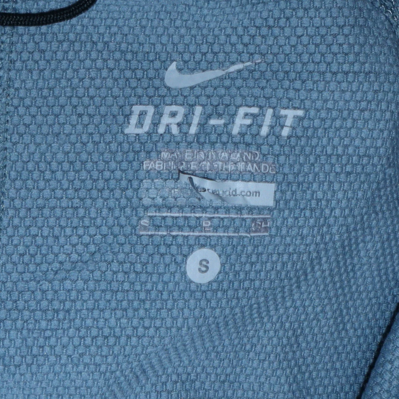 Nike Men's Blue Dri-FIT 1/2 Zip Hoodie Size S Athletic Fit - Image 5