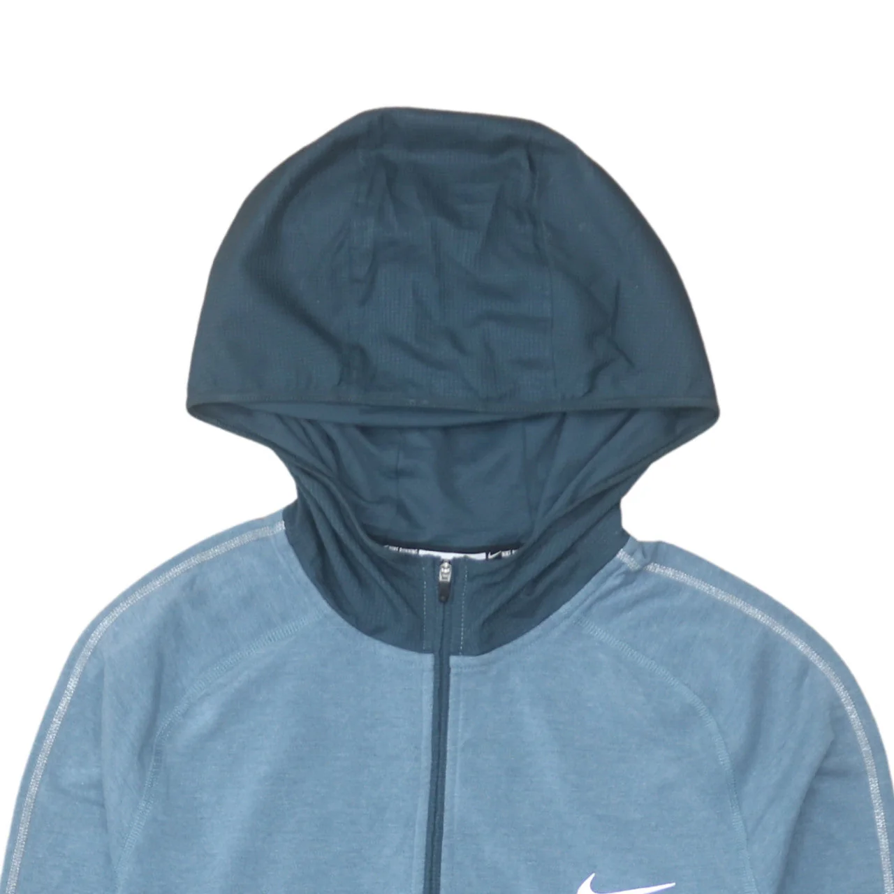 Nike Men's Blue Dri-FIT 1/2 Zip Hoodie Size S Athletic Fit - Image 8