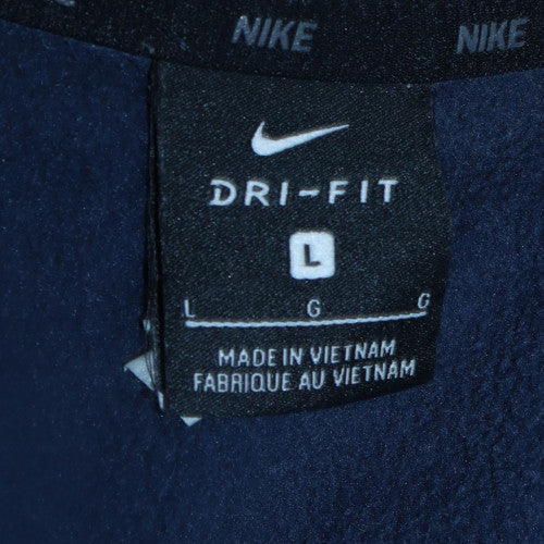 Nike Men's Blue Dri-Fit 1/2 Zip Pullover Sweatshirt Size L - Image 5