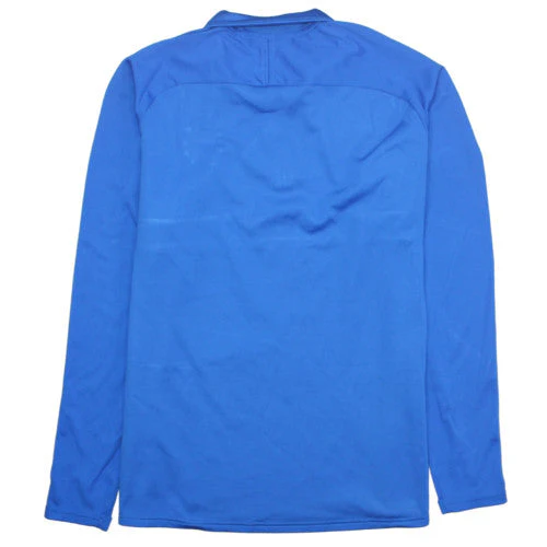 Nike Men's Blue Dri-FIT 1/4 Zip Athletic Sweatshirt Size L - Image 4