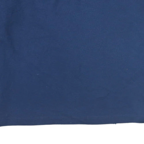 Nike Men's Blue Dri-FIT 1/4 Zip Long Sleeve Sweatshirt M - Image 8