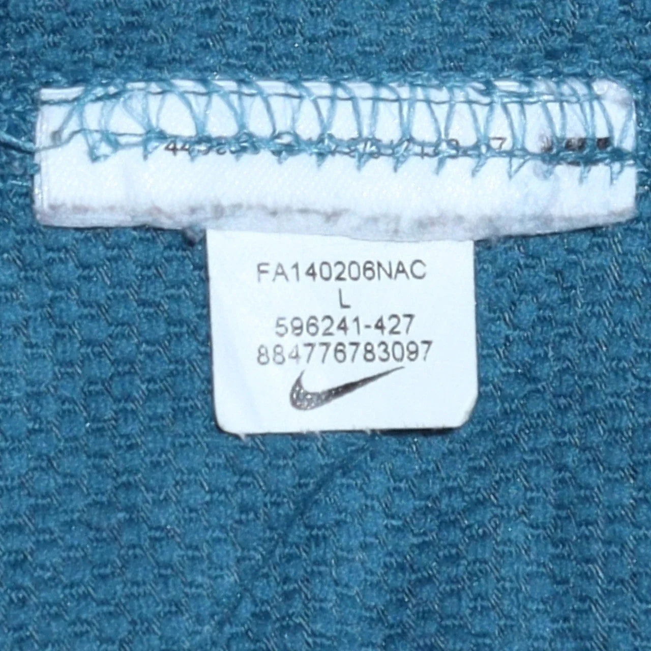 Nike Men's Blue Dri-Fit Full Zip Hoodie Size L Lightweight Sportswear - Image 6