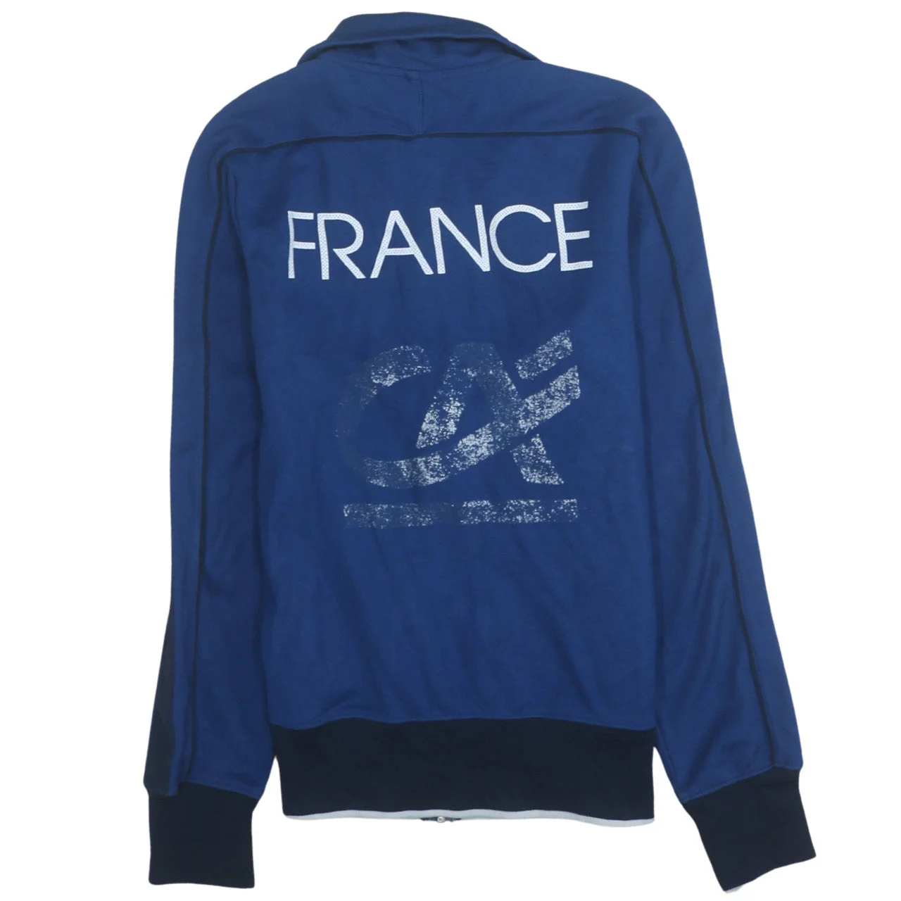 Nike Men's Blue France FFF Track Jacket Size M Athletic Fit - Image 4