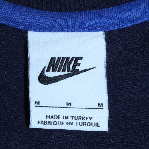 Nike Men's Blue Full Zip Cotton Sweatshirt M Sports Style - Image 5