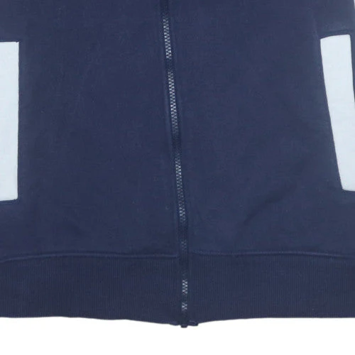 Nike Men's Blue Full Zip Cotton Sweatshirt M Sports Style - Image 7
