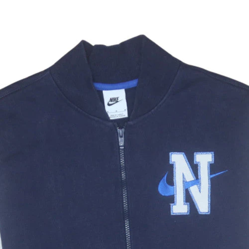 Nike Men's Blue Full Zip Cotton Sweatshirt M Sports Style - Image 8