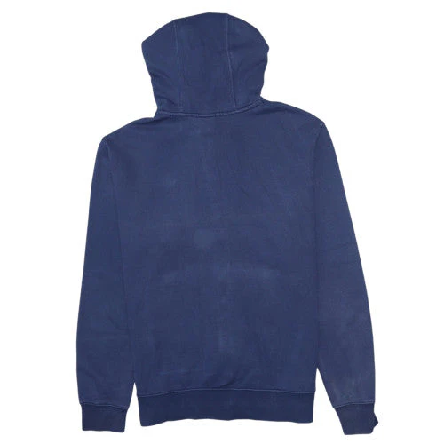 Nike Men's Blue Full Zip Hoodie Medium Fleece Lined Sweatshirt - Image 4